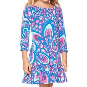 Lilly Pulitzer Morgana Groovy Dress Reel Me size XL 12-14